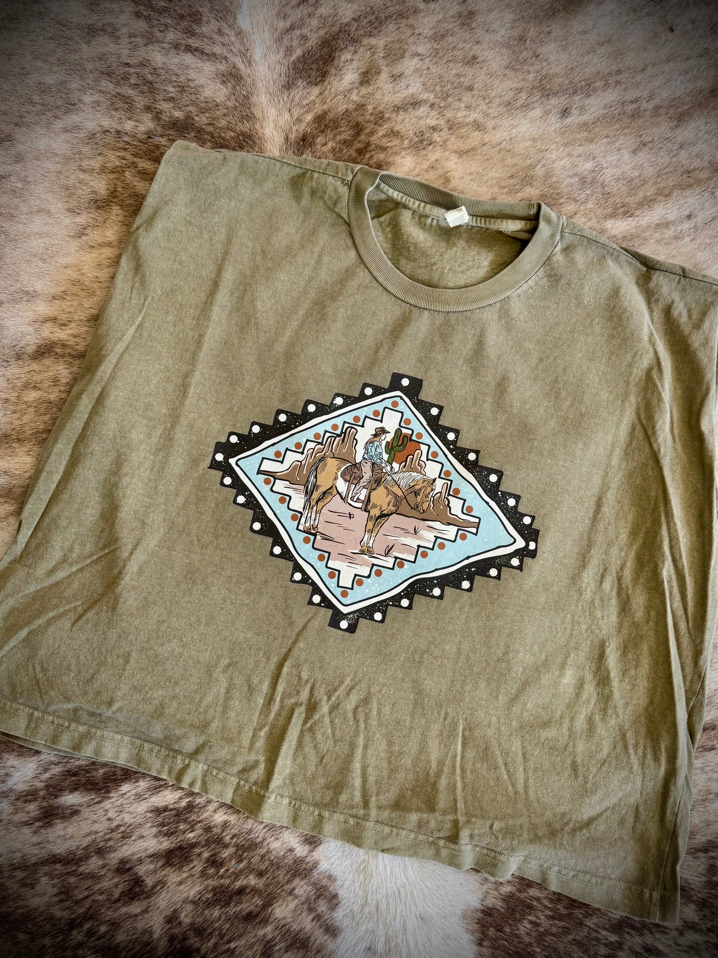 Aztec Horse Boxy Tank