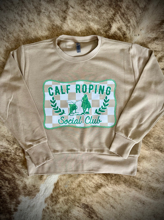 Calf Roping Social Club Sweater