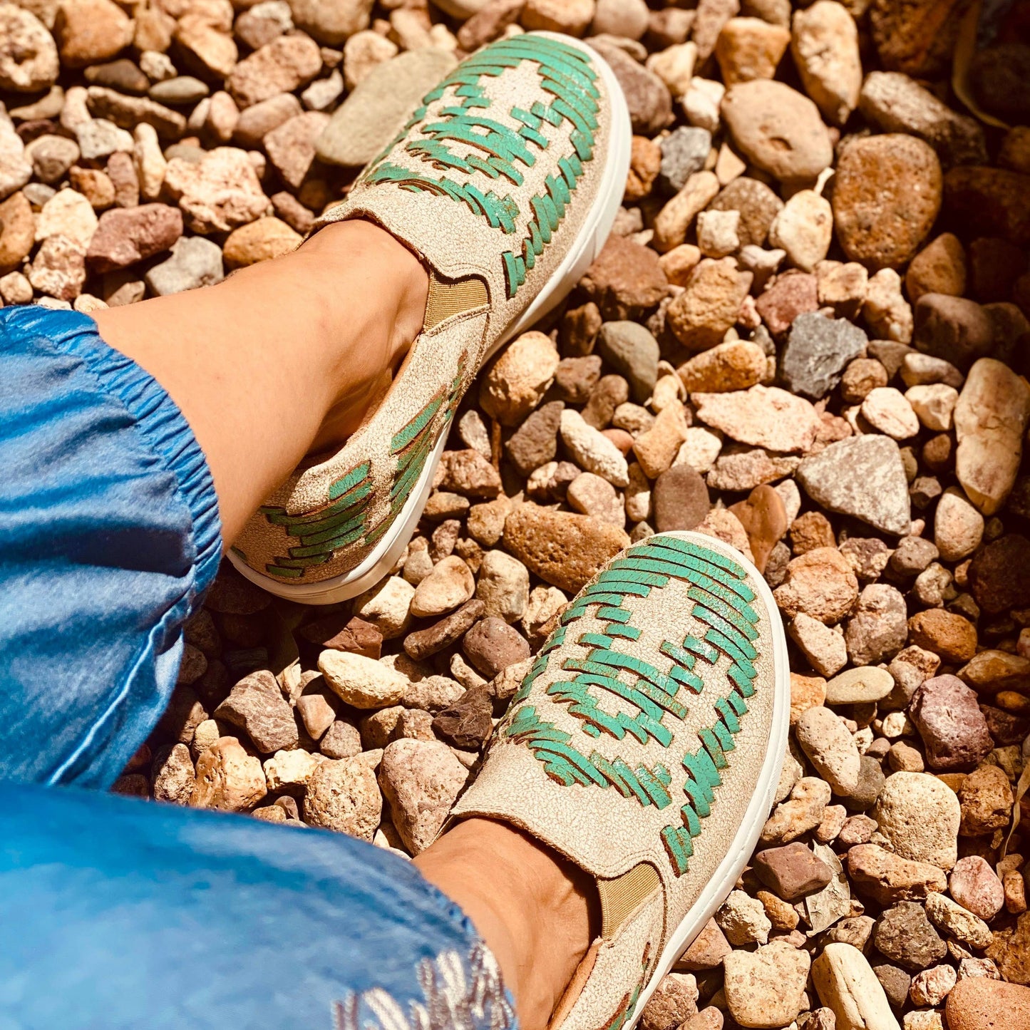 Dakota Turquoise Tennis Shoe