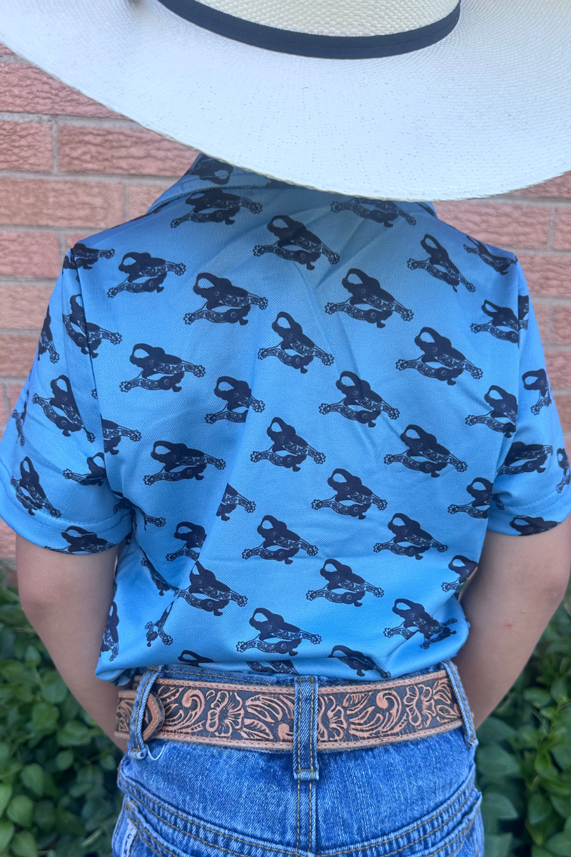 Spurs On My Boots Kids Polo