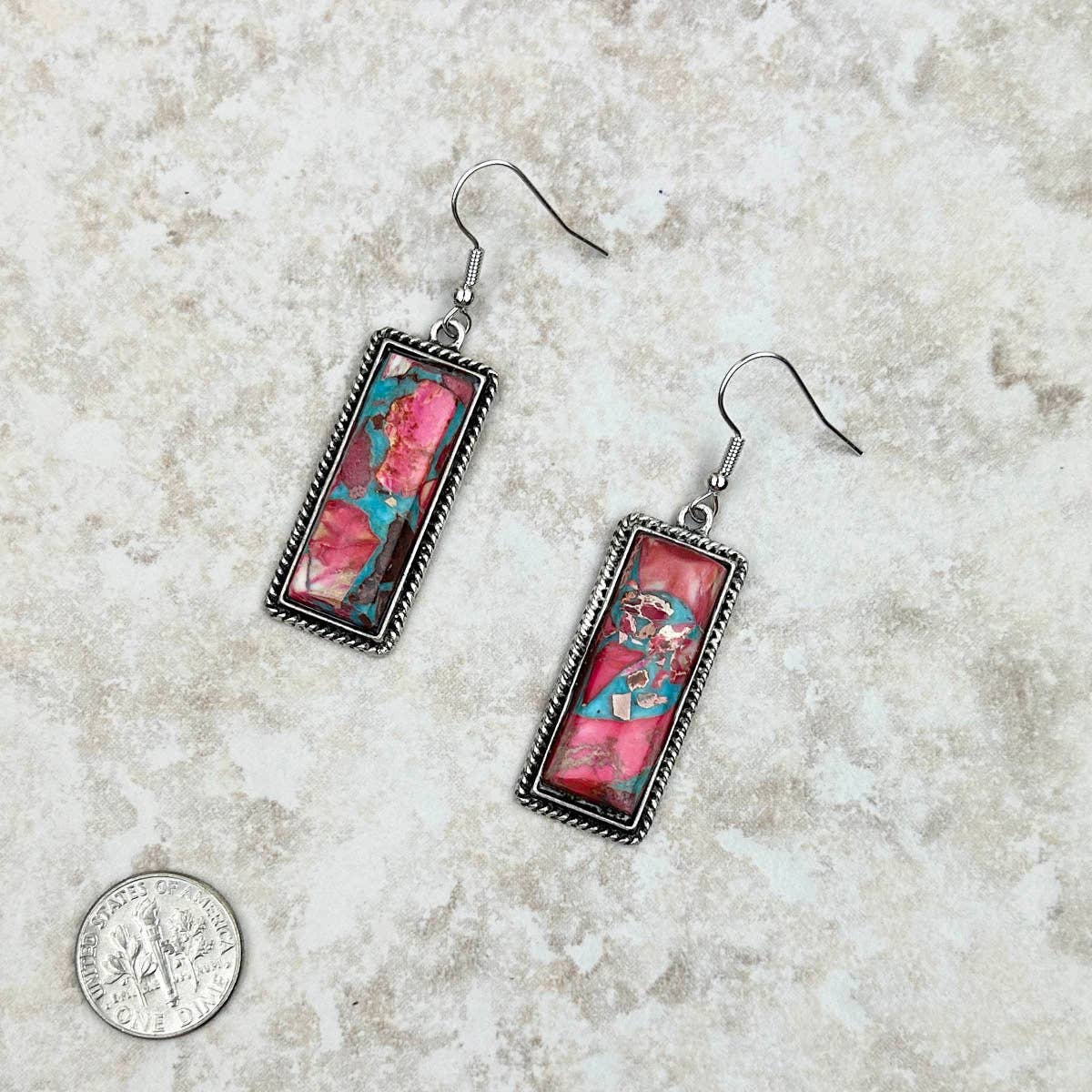 Oyster Turquoise Earrings