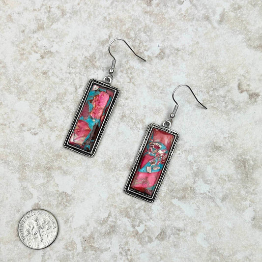 Oyster Turquoise Earrings