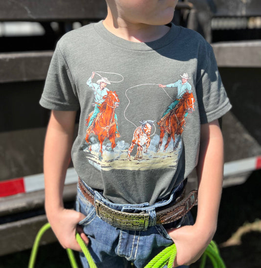 Team Roping Tee-Youth