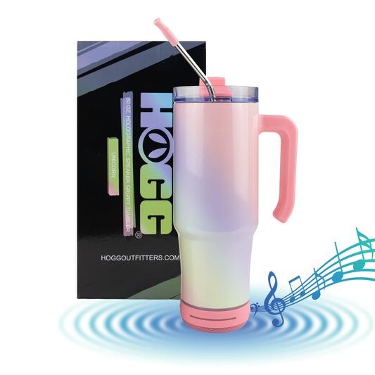 30oz SUBLIMATION SPEAKER TUMBLER - Grippy Unicorn